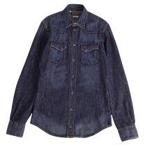 D&G ドルチェ&ガッバーナ デニムシャツ 七分袖 ブルー XL｜Yahoo 