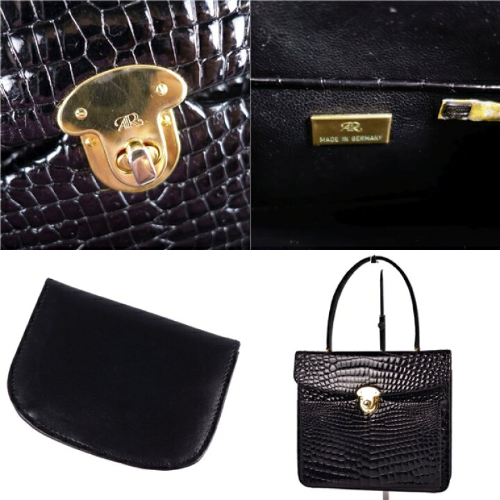 楽天市場】【美品】クロコダイル CROCODILE バッグ ハンドバッグ  
