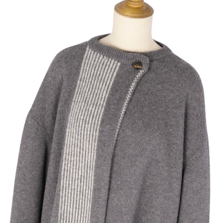 楽天市場】【美品】エルメス HERMES ニット コート コーディガン  