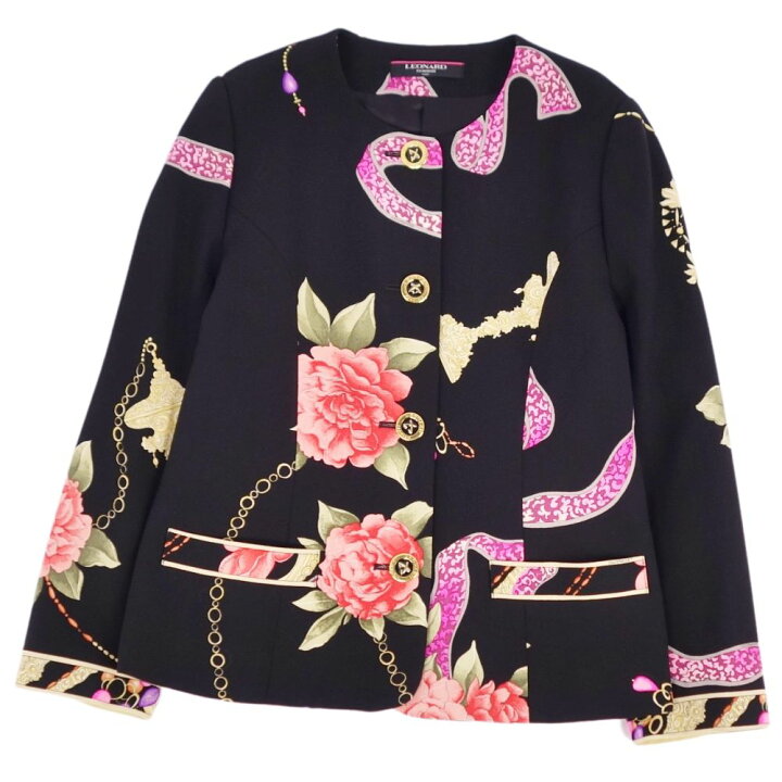 楽天市場】【極美品】レオナール LEONARD FASHION ジャケット ノー  