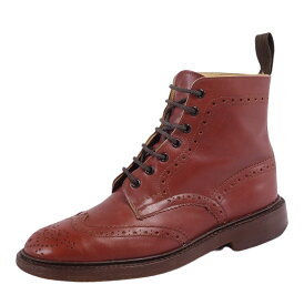 トリッカーズ Trickers ブーツ ショートブーツ カントリーブーツ モールトン MALTON カーフレザー シューズ メンズ 6.5(25cm相当) ブラウン【中古】