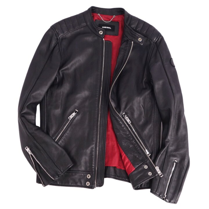 楽天市場】ディーゼル DIESEL ジャケット レザージャケット シングル 