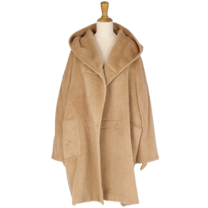 楽天市場】【美品】マックスマーラ Max Mara コート 白タグ フーデッド  