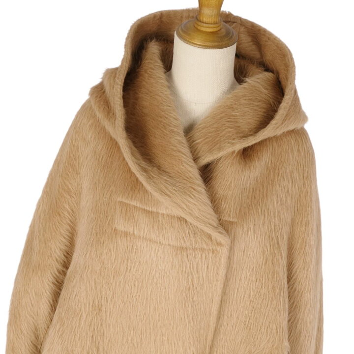 楽天市場】【美品】マックスマーラ Max Mara コート 白タグ フーデッド  