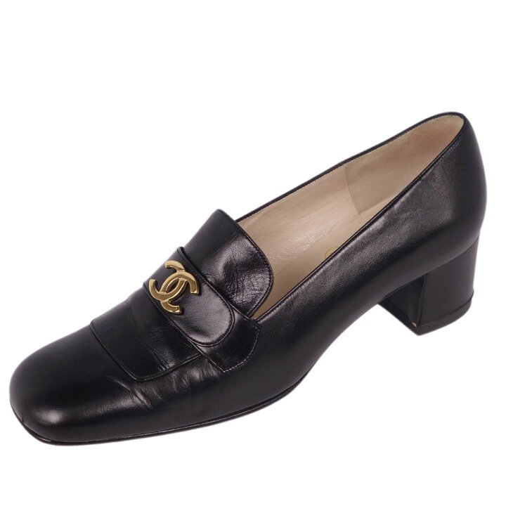 楽天市場】Vintage シャネル CHANEL パンプス ローファー ヒール ココ 