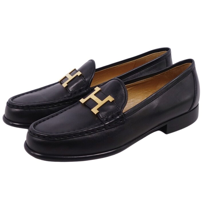 楽天市場】【新古品】エルメス HERMES ローファー モカシン コン 