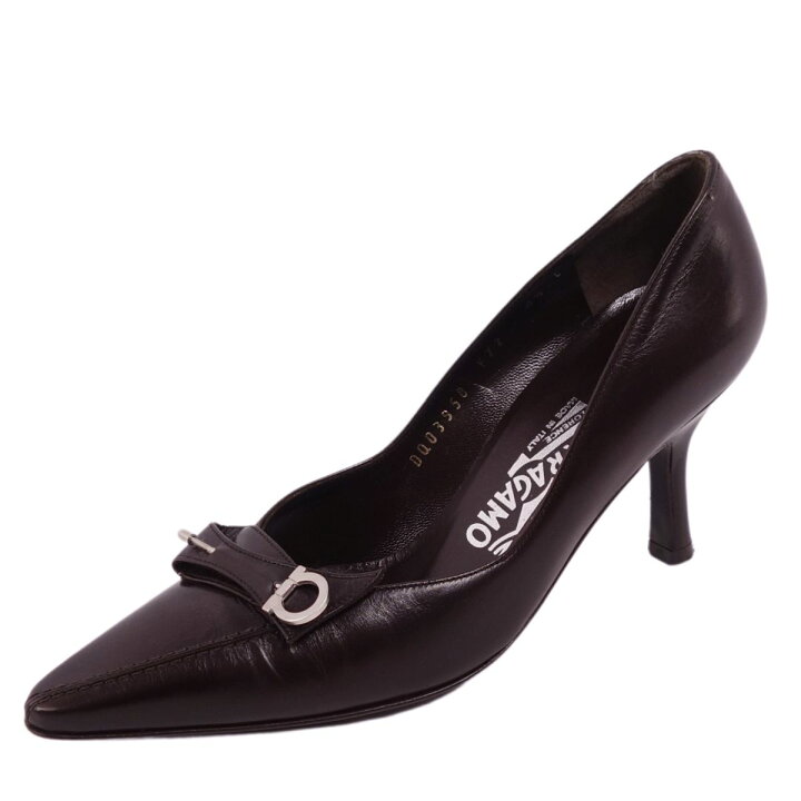 美品】サルヴァトーレ フェラガモ Salvatore Ferragamo 掻け パンプス 