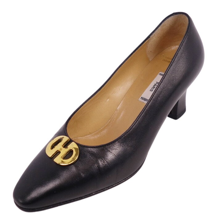 楽天市場】【美品】Vintage セリーヌ CELINE パンプス ヒール ゴールド 