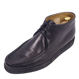 バリー BALLY ブーツ チャッカブーツ カーフレザー シューズ 靴 メンズ イタリア製 8E(27cm相当) ブラック【中古】