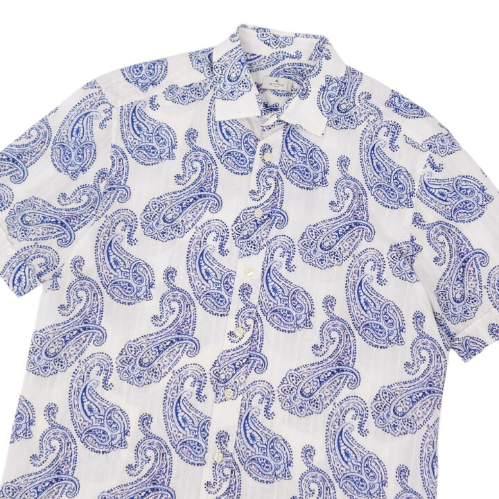 楽天市場】【美品】エトロ ETRO シャツ 半袖 ショートスリーブ 