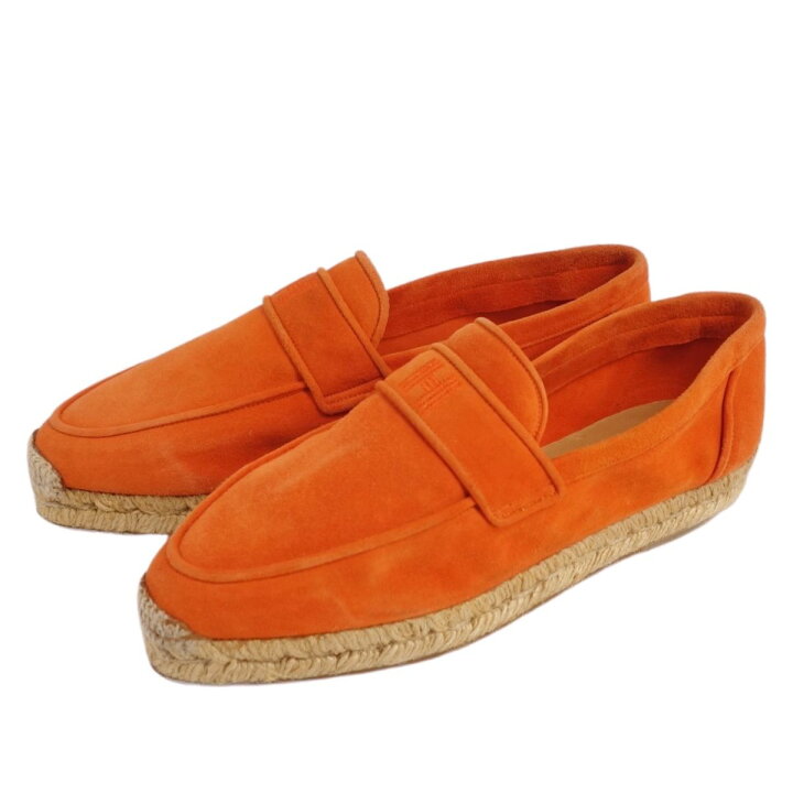 楽天市場】【新品同様】エルメス HERMES エスパドリーユ スリッポン H  