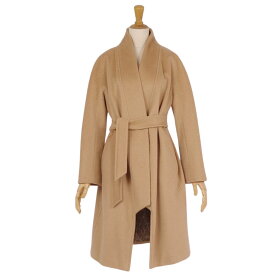 【極美品】マックスマーラ Max Mara コート ロングコート ラップコート 55 Years of Italian Fashion 記念コート キャメル アウター レディース JI36 FB34 USA2 (S相当) キャメルブラウン【中古】
