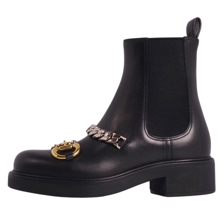 楽天市場】【新古品】グッチ GUCCI ブーツ サイドゴア ホースビット 