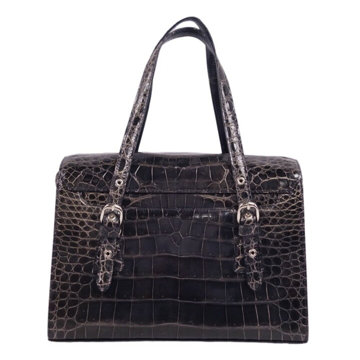 楽天市場】【美品】三宝 SANPO バッグ ハンドバッグ シャイニークロコ 