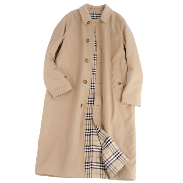 楽天市場】【新品同様】バーバリー BURBERRY コート ステンカラー 