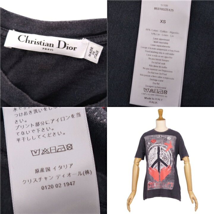 楽天市場】クリスチャンディオール Christian Dior Tシャツ カットソー 
