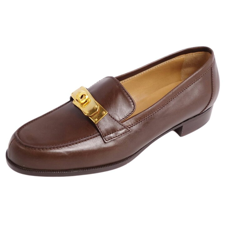 楽天市場】【新古品】エルメス HERMES ローファー パンプス デスタン 