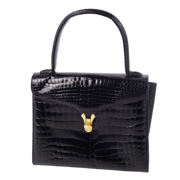 楽天市場】【美品】クロコダイル CROCODILE バッグ ハンドバッグ  