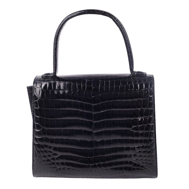 楽天市場】【美品】クロコダイル CROCODILE バッグ ハンドバッグ  