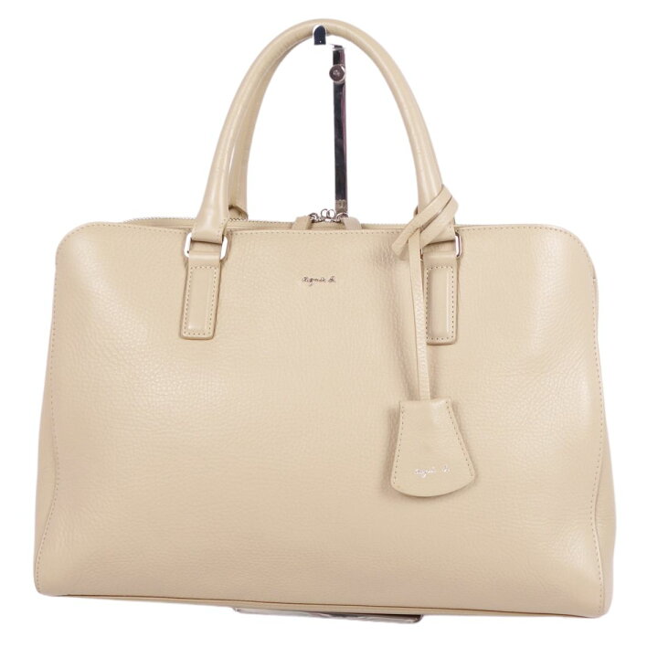 楽天市場】【美品】アニエスベー agnes b. バッグ ハンドバッグ カーフ 