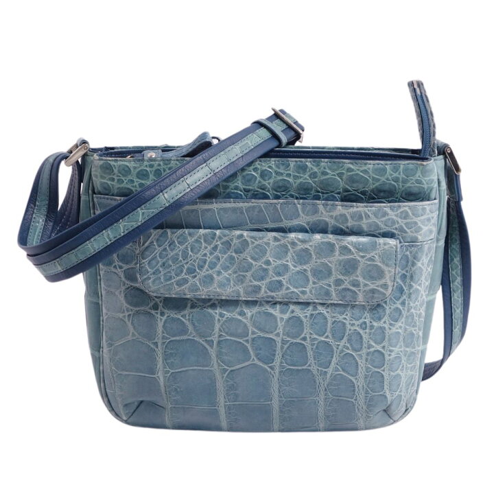 楽天市場】【美品】クロコダイル CROCODILE バッグ ショルダーバッグ  