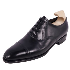 【新古品】ジョンロブ JOHN LOBB レザーシューズ PHILIP 2 フィリップ2 オックスフォードシューズ ビジネスシューズ 革靴 メンズ 8E(26.5cm相当) ブラック【中古】
