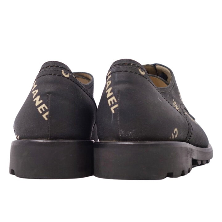 楽天市場】Vintage シャネル CHANEL シューズ レースアップ ロゴ  