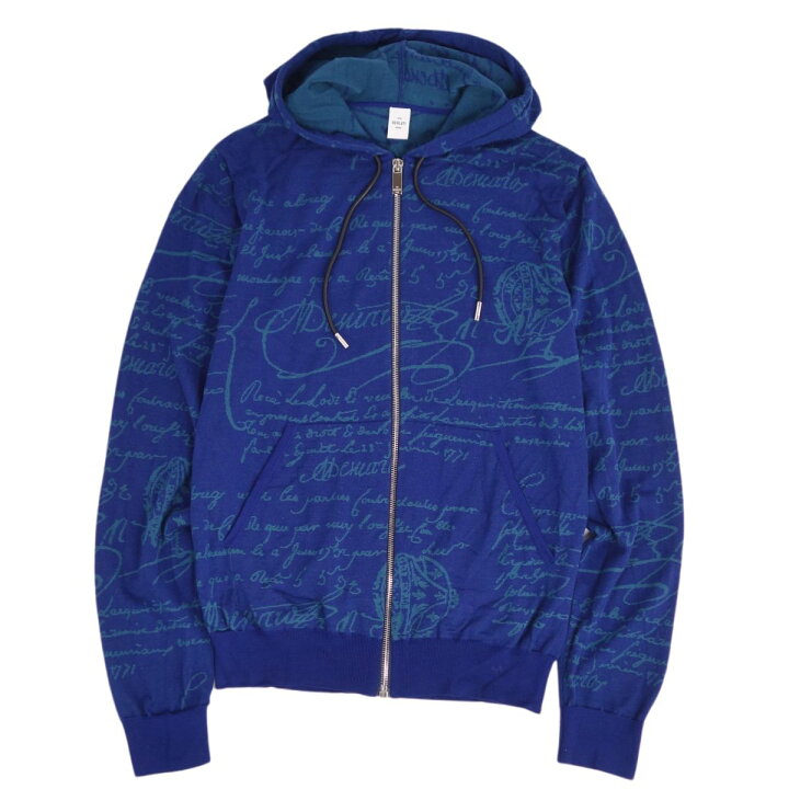 Berluti ベルルッティ ジップ ニット パーカー M カリグラフィ 【公式 
