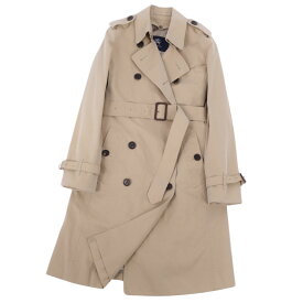 【美品】バーバリー ロンドン BURBERRY LONDON コート トレンチコート ライナー付き アウター レディース 38(M相当) カーキベージュ【中古】