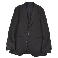 【美品】ルイヴィトン LOUIS VUITTON ジャケット テーラード リネン LVロゴボタン アウター メンズ イタ…