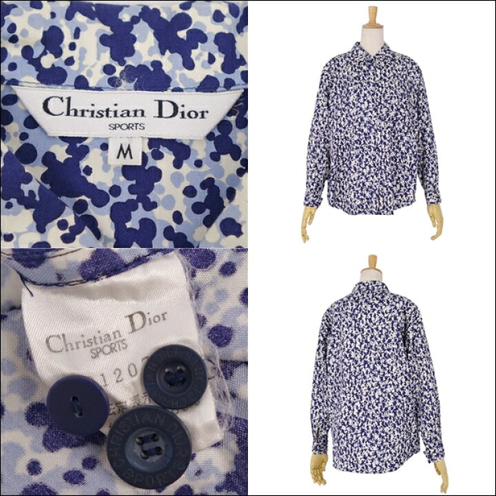 楽天市場】Vintage クリスチャンディオール Christian Dior シャツ 