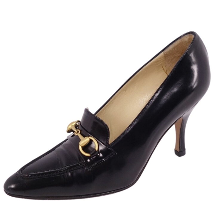 楽天市場】Vintage グッチ GUCCI パンプス ヒール ホースビット カーフ  