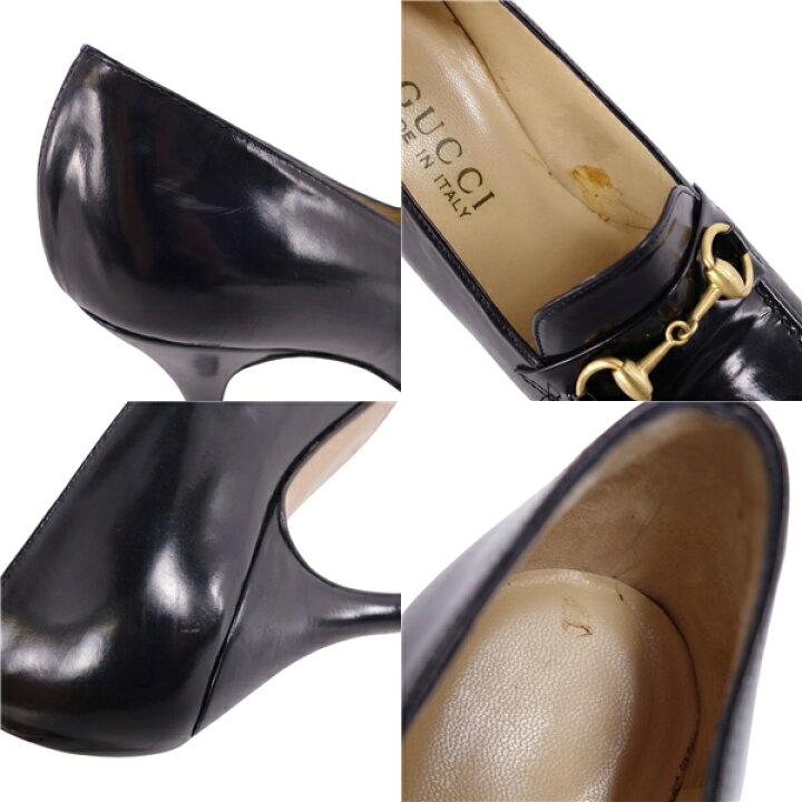 楽天市場】Vintage グッチ GUCCI パンプス ヒール ホースビット カーフ 