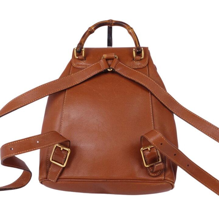 楽天市場】グッチ GUCCI バッグ ミニ リュックサック バンブー バック  