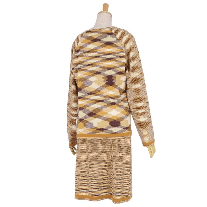 楽天市場】【美品】ミッソーニ MISSONI セットアップ ニット セーター  