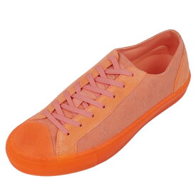 【新古品】ルイヴィトン LOUIS VUITTON スニーカー レースアップ タトゥー ライン モノグラム イタリア製 シューズ 靴 メンズ 8(26.5cm相当) オレンジ【中古】