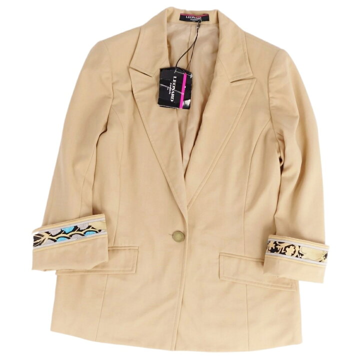 楽天市場】【美品】レオナール LEONARD FASHION ジャケット テーラード  
