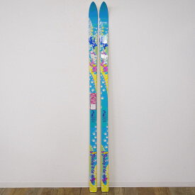 【新古品】ミズノ Mizuno Teddy a la mode 175cm ブルー センター65cm スキー 板 アウトドア 約1270g(一本あたり)【中古】