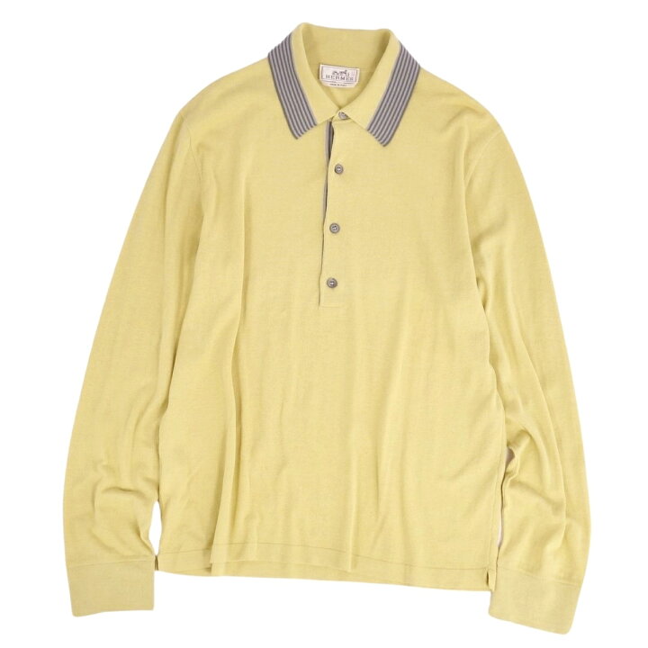 楽天市場】【美品】エルメス HERMES ニット シャツ ポロシャツ ロング  