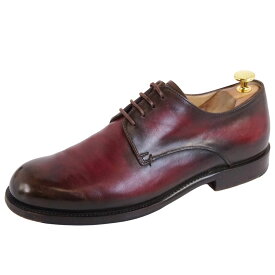 ベルルッティ Berluti レザーシューズ ダービーシューズ ビジネスシューズ 革靴 メンズ イタリア製 7.5(27cm相当) ボルドー【中古】