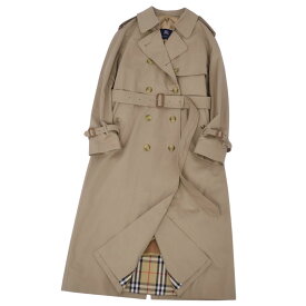 バーバリー ロンドン BURBERRY LONDON コート トレンチコート 裏チェック ライナー付き コットン アウター レディース 6(M相当) ベージュ【中古】