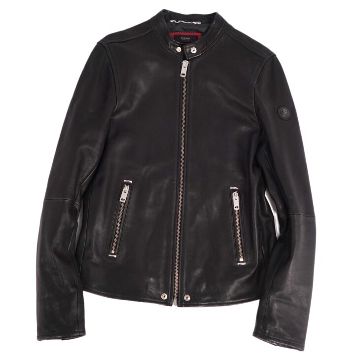 楽天市場】【美品】ディーゼル DIESEL ジャケット レザージャケット  