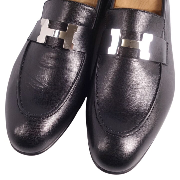 楽天市場】【新古品】エルメス HERMES ローファー モカシン PARIS パリ  