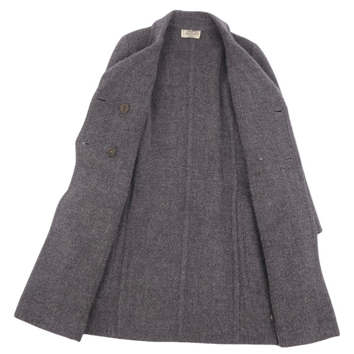 美品 Vintage エルメス HERMES コート ロングコート ラップコート  