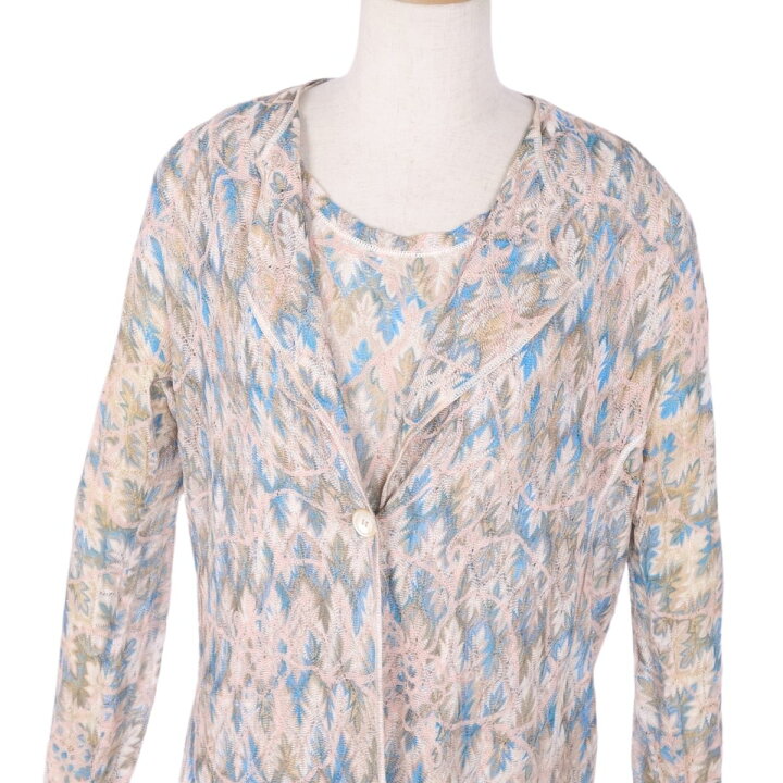 楽天市場】【美品】ミッソーニ MISSONI アンサンブル ニット 