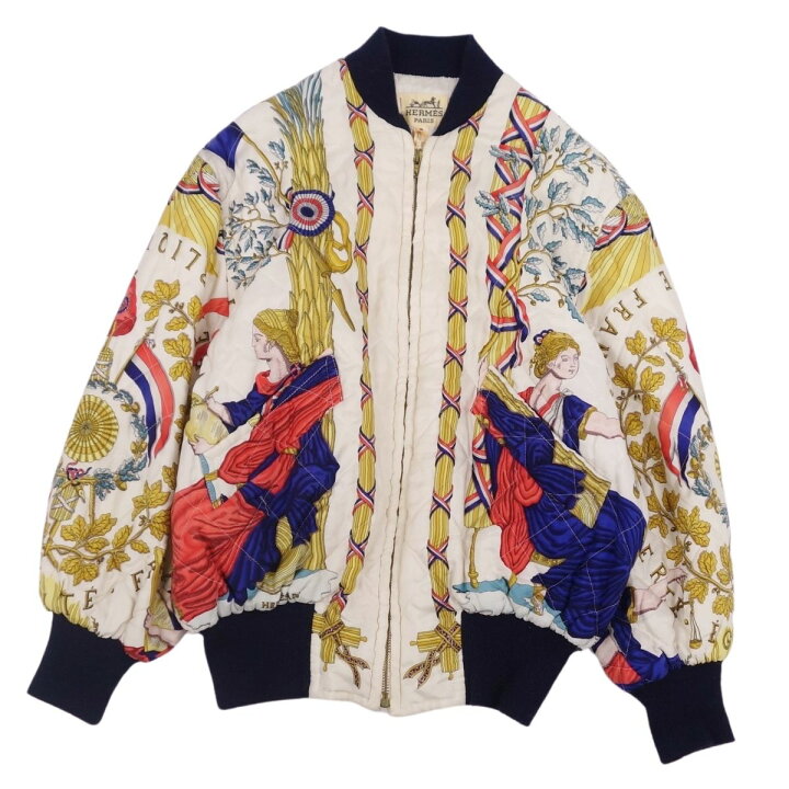楽天市場】Vintage エルメス HERMES ジャケット ブルゾン ジャンパー  