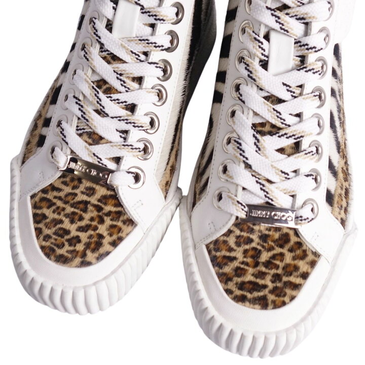 楽天市場】【新古品】ジミーチュウ JIMMY CHOO スニーカー ハイカット 