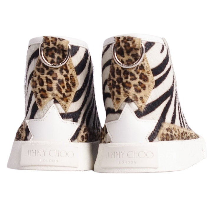 楽天市場】【新古品】ジミーチュウ JIMMY CHOO スニーカー ハイカット 