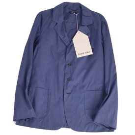 【新古品】フランクリーダー FRANK LEDER ジャケット テーラード コットン アウター メンズ ドイツ製 L ネイビー【中古】