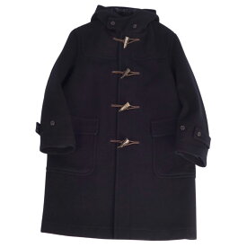 【美品】バーバリー ロンドン BURBERRY LONDON コート ダッフルコート ウール カシミヤ アウター メンズ M ネイビー【中古】